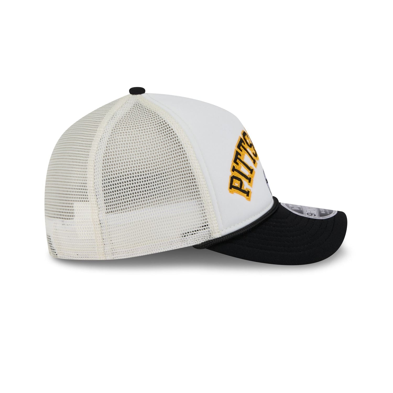 Pittsburgh Steelers Chrome Arch 9FORTY M-Crown A-Frame Trucker Hat