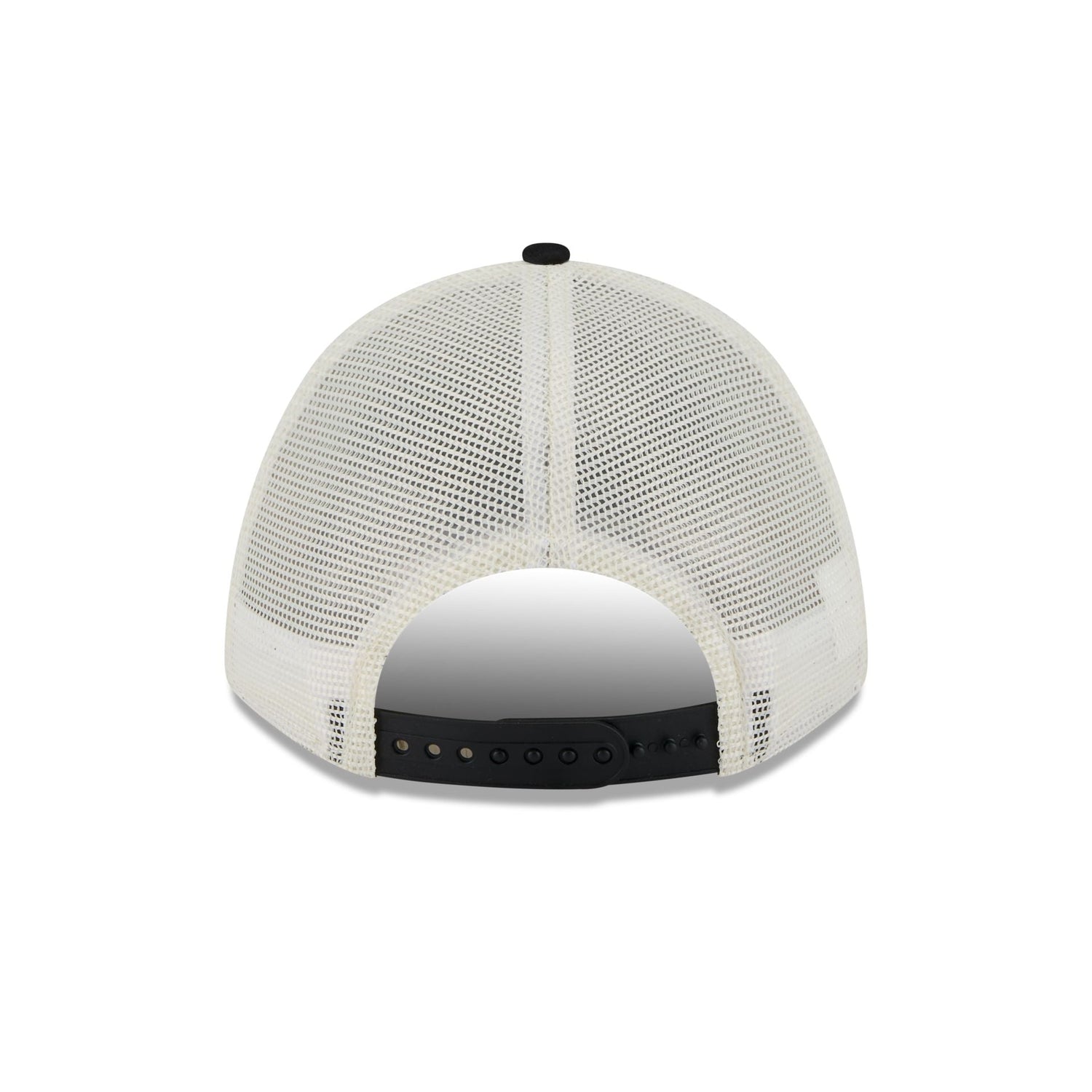 Las Vegas Raiders Chrome Arch 9FORTY M-Crown A-Frame Trucker Hat