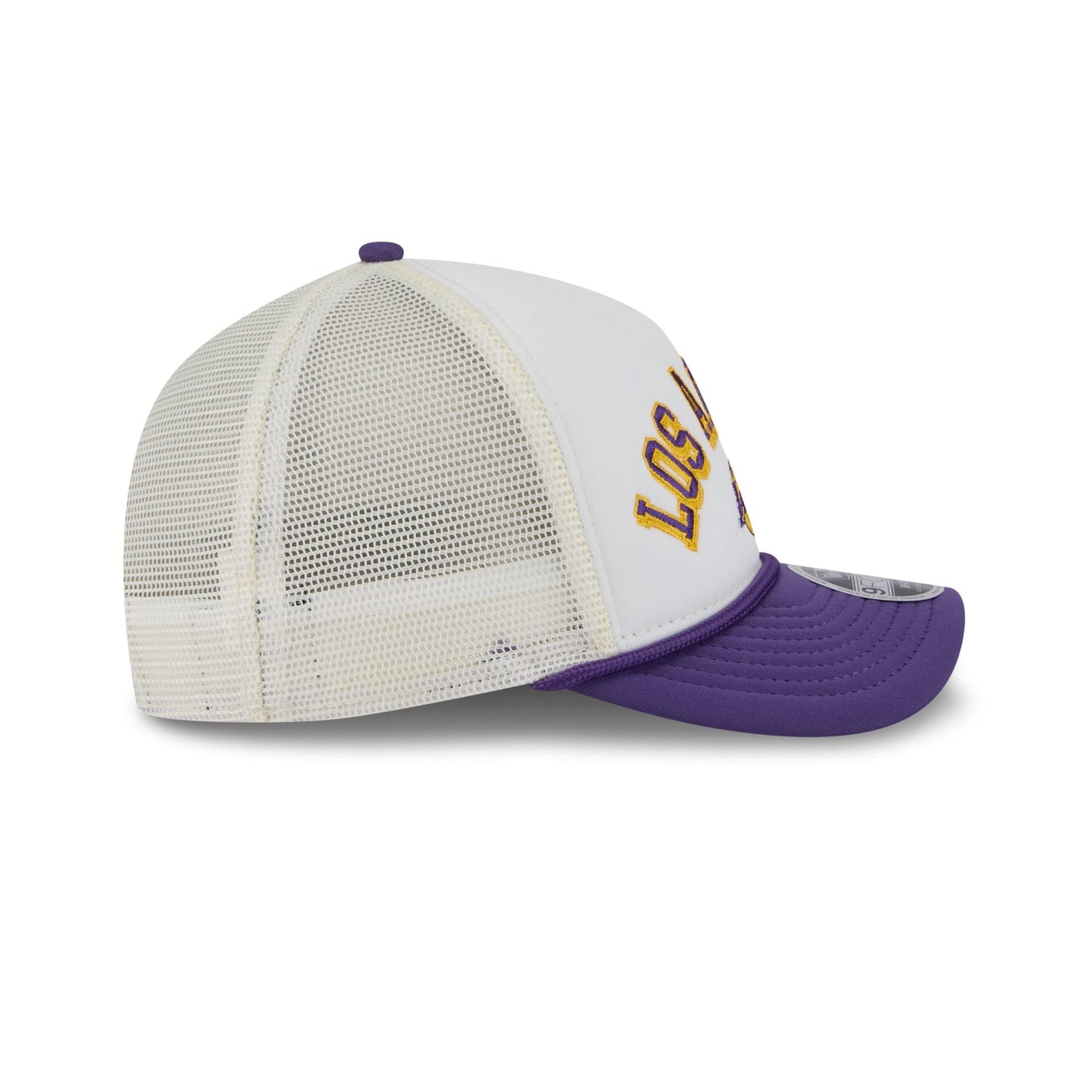 Los Angeles Lakers Chrome Arch 9FORTY M-Crown A-Frame Trucker Hat