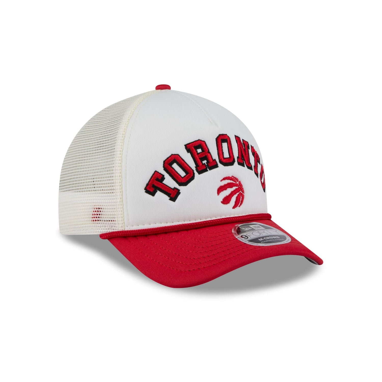 Toronto Raptors Chrome Arch 9FORTY M-Crown A-Frame Trucker Hat