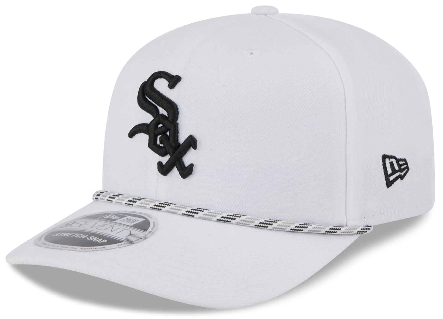 Chicago White Sox New Era White Multi Rope 9SEVENTY Stretch Snap Adjustable Hat