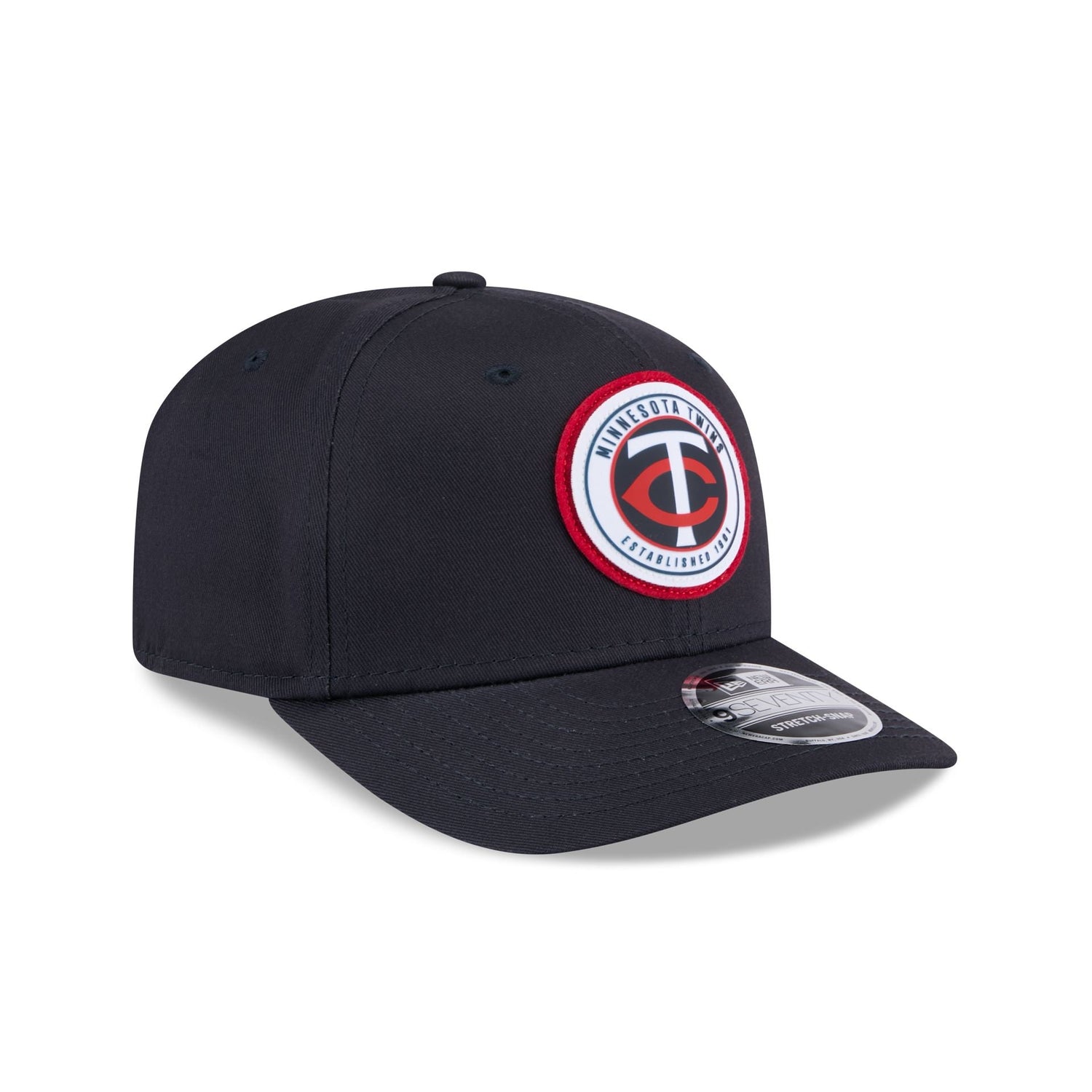 Minnesota Twins Circle Patch 9SEVENTY Stretch-Snap Hat