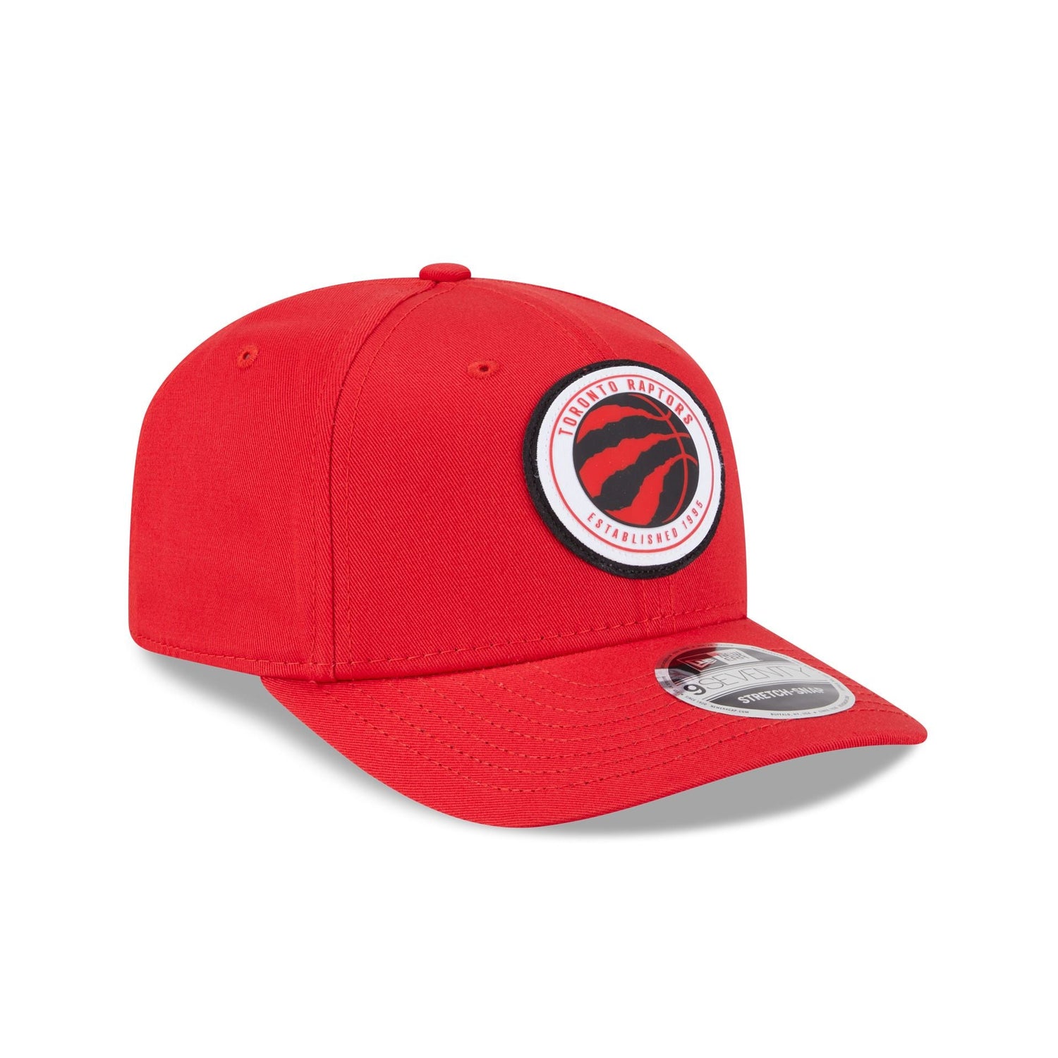 Toronto Raptors Circle Patch 9SEVENTY Stretch-Snap Hat