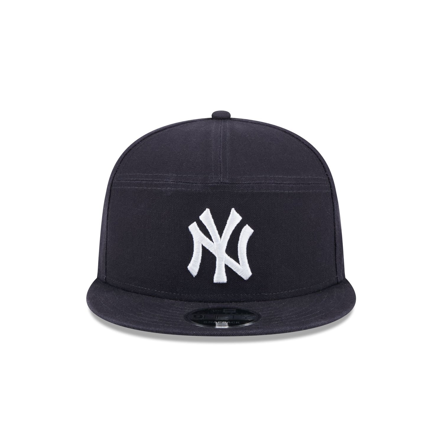 New York Yankees Cotton Canvas Split Panel 9FIFTY Trucker Hat