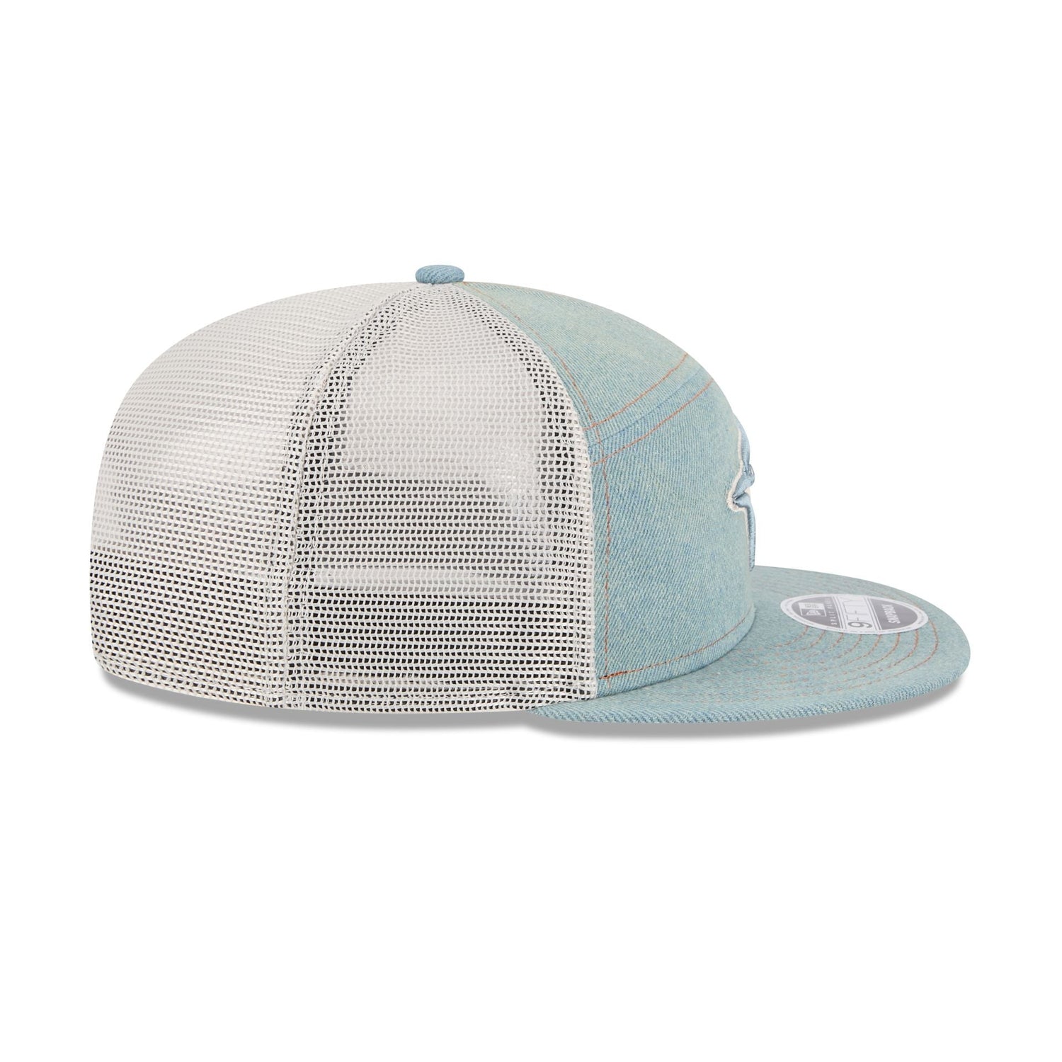 Toronto Blue Jays Denim Split Panel 9FIFTY Trucker Hat