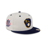 Milwaukee Brewers Two Tone Cord 59FIFTY Fitted Hat