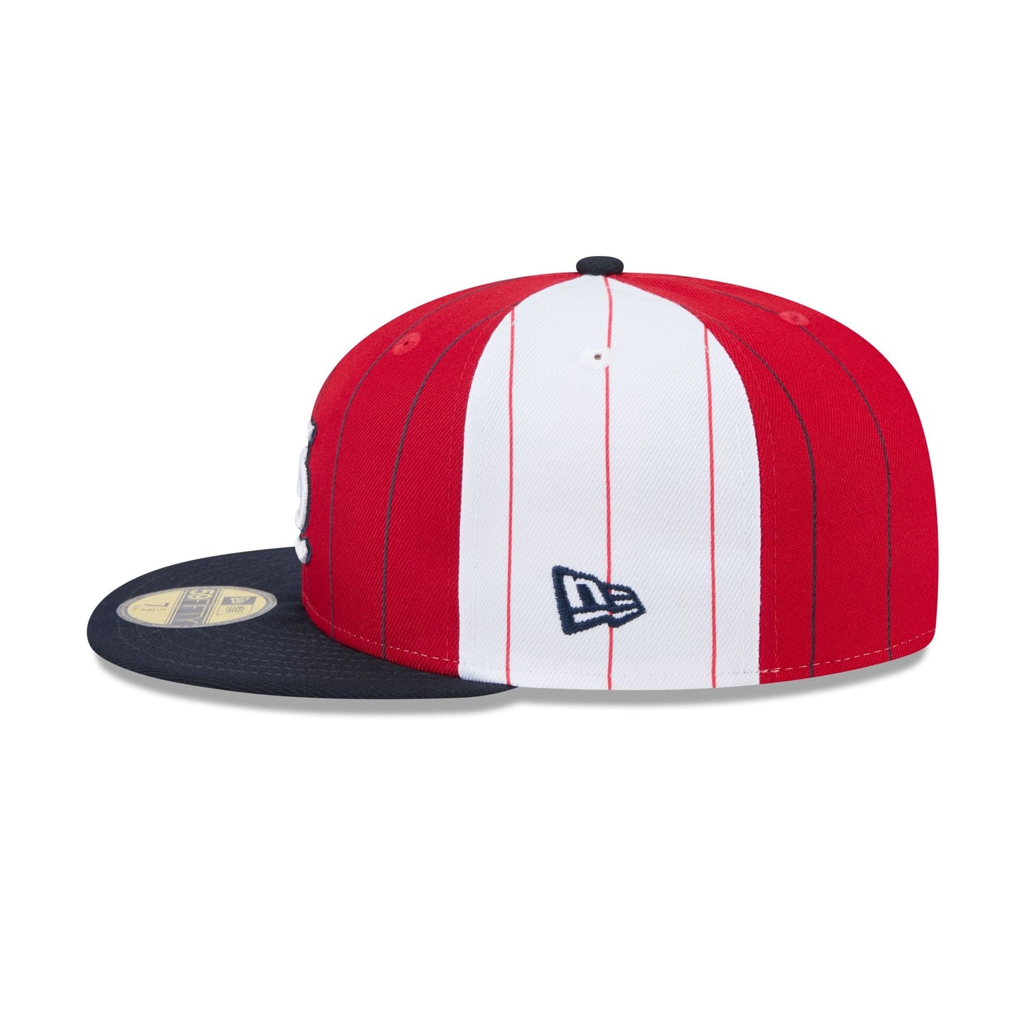 St. Louis Cardinals Pinstripe League Pin 59FIFTY Fitted Hat