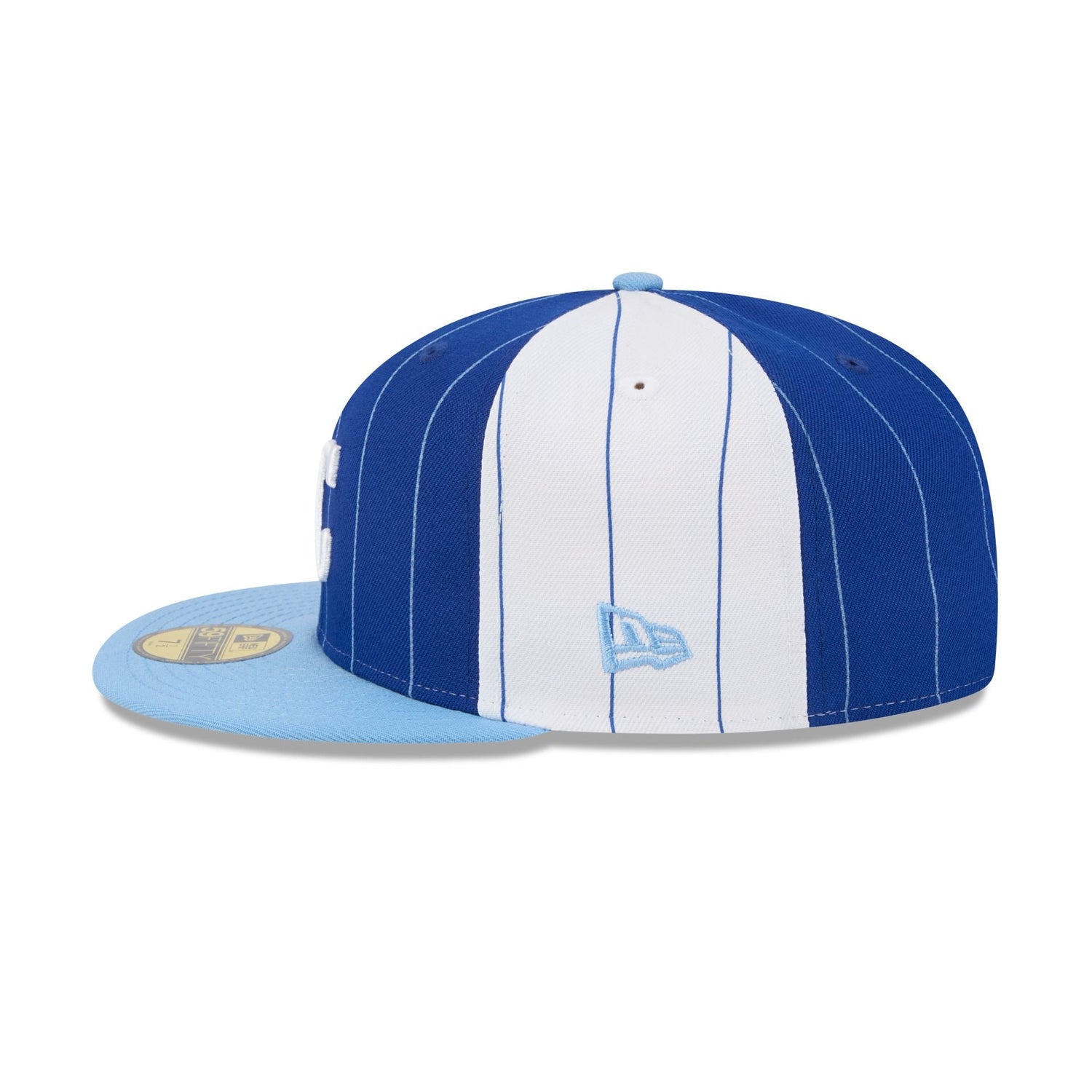 Kansas City Royals Pinstripe League Pin 59FIFTY Fitted Hat