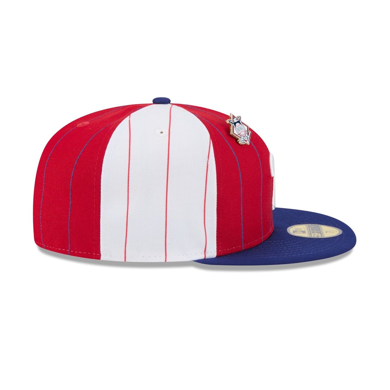Philadelphia Phillies Pinstripe League Pin 59FIFTY Fitted Hat