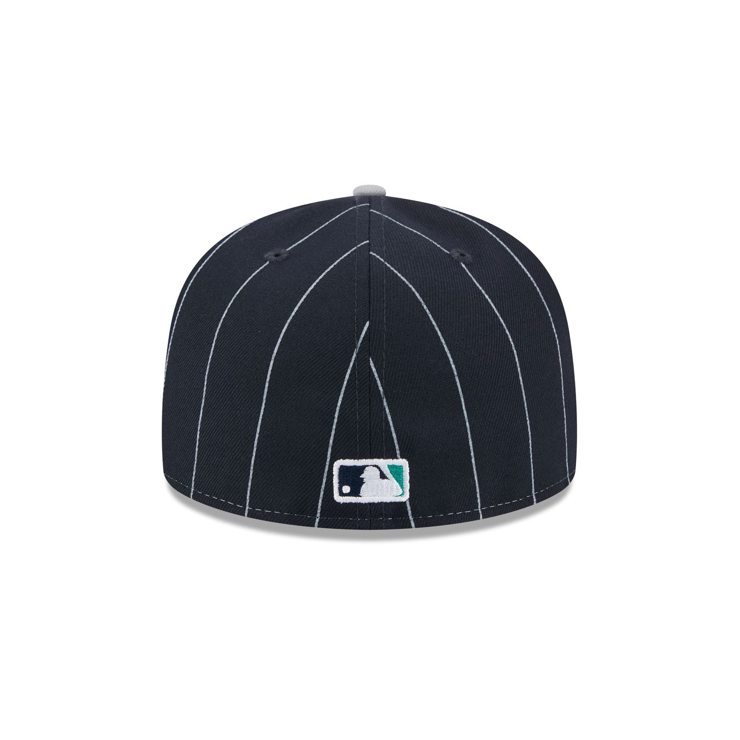 Seattle Mariners Pinstripe League Pin 59FIFTY Fitted Hat