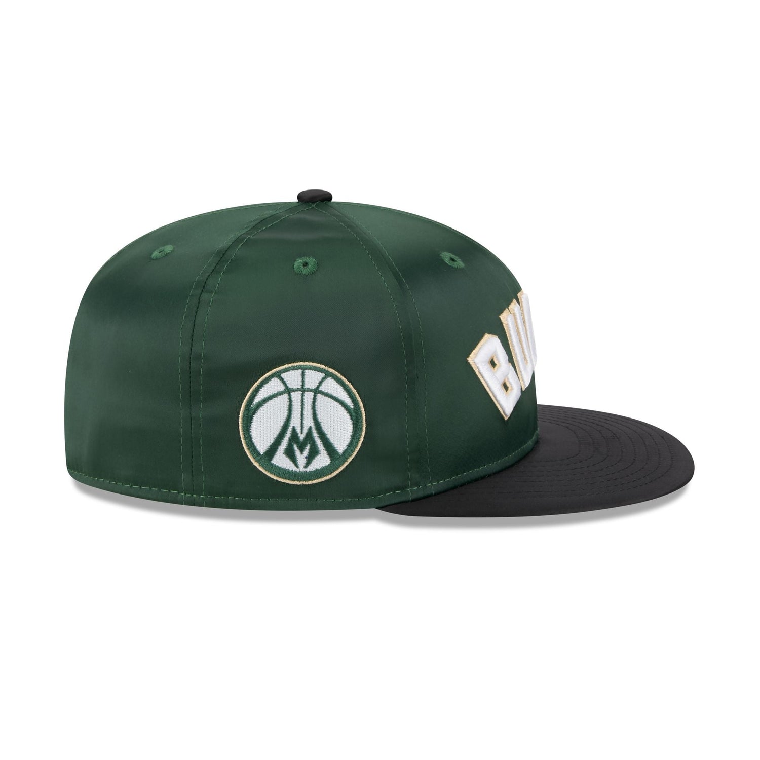 Milwaukee Bucks Spring Satin 59FIFTY Fitted Hat