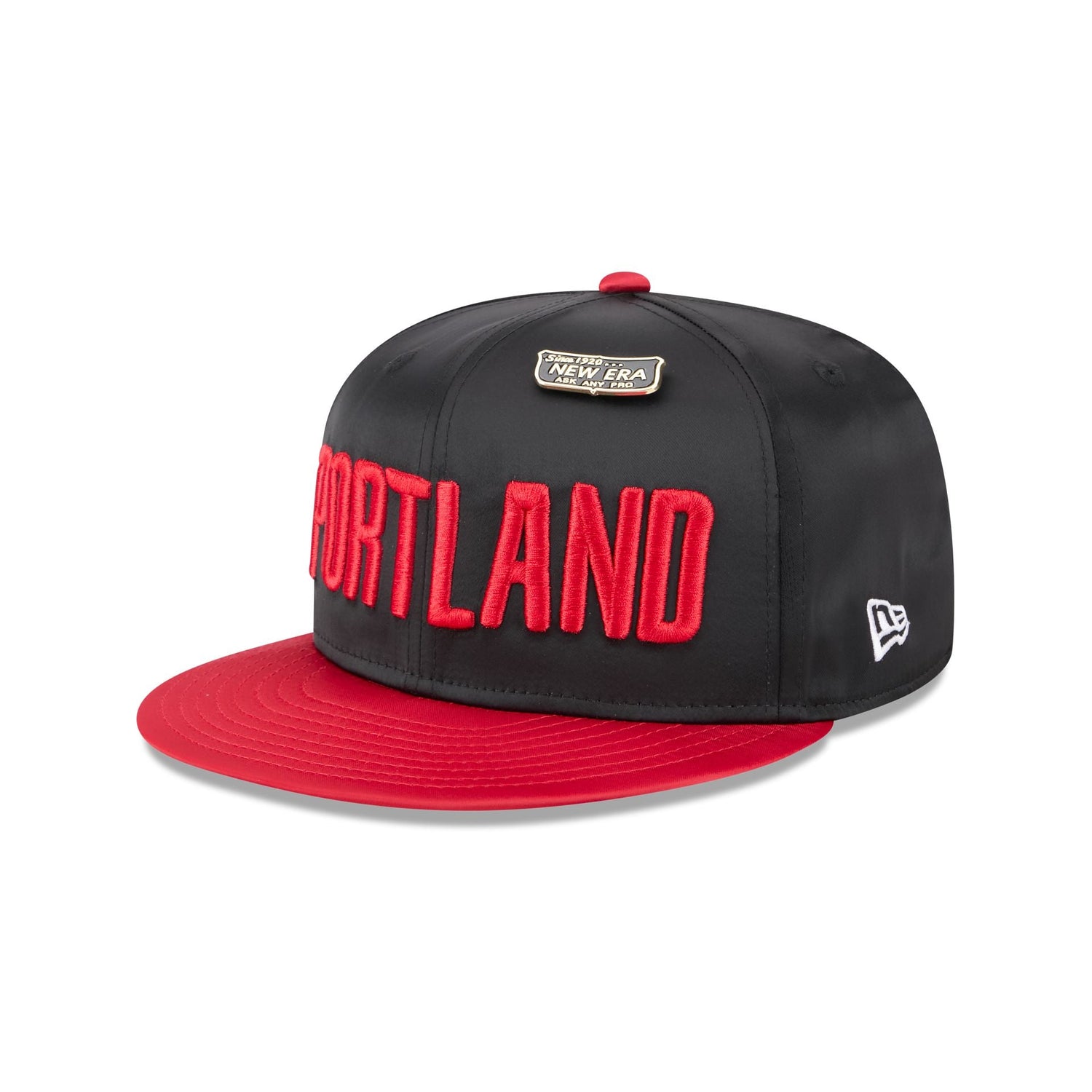 Portland Trail Blazers Spring Satin 59FIFTY Fitted Hat