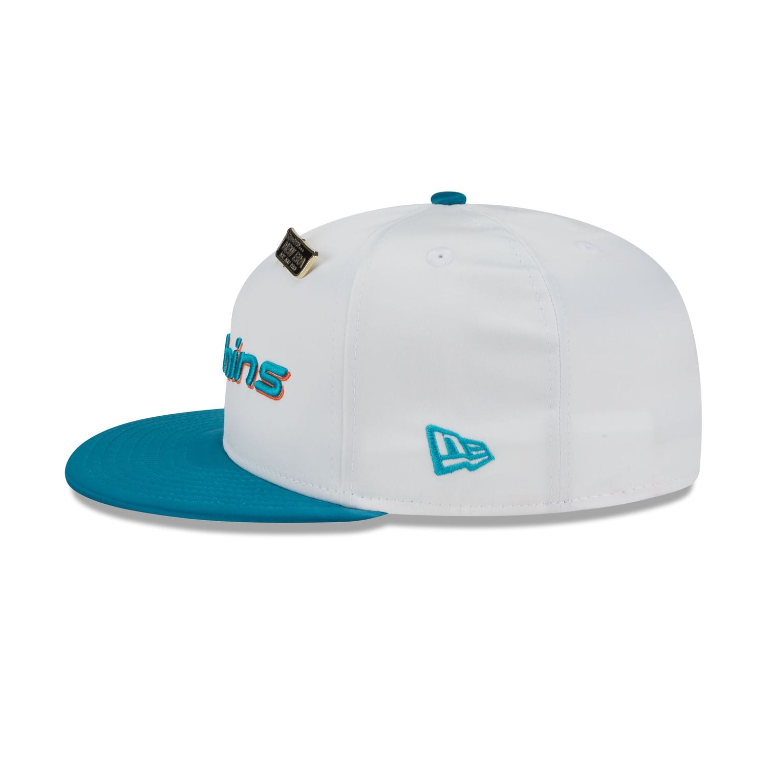 Miami Dolphins Spring Satin 59FIFTY Fitted Hat