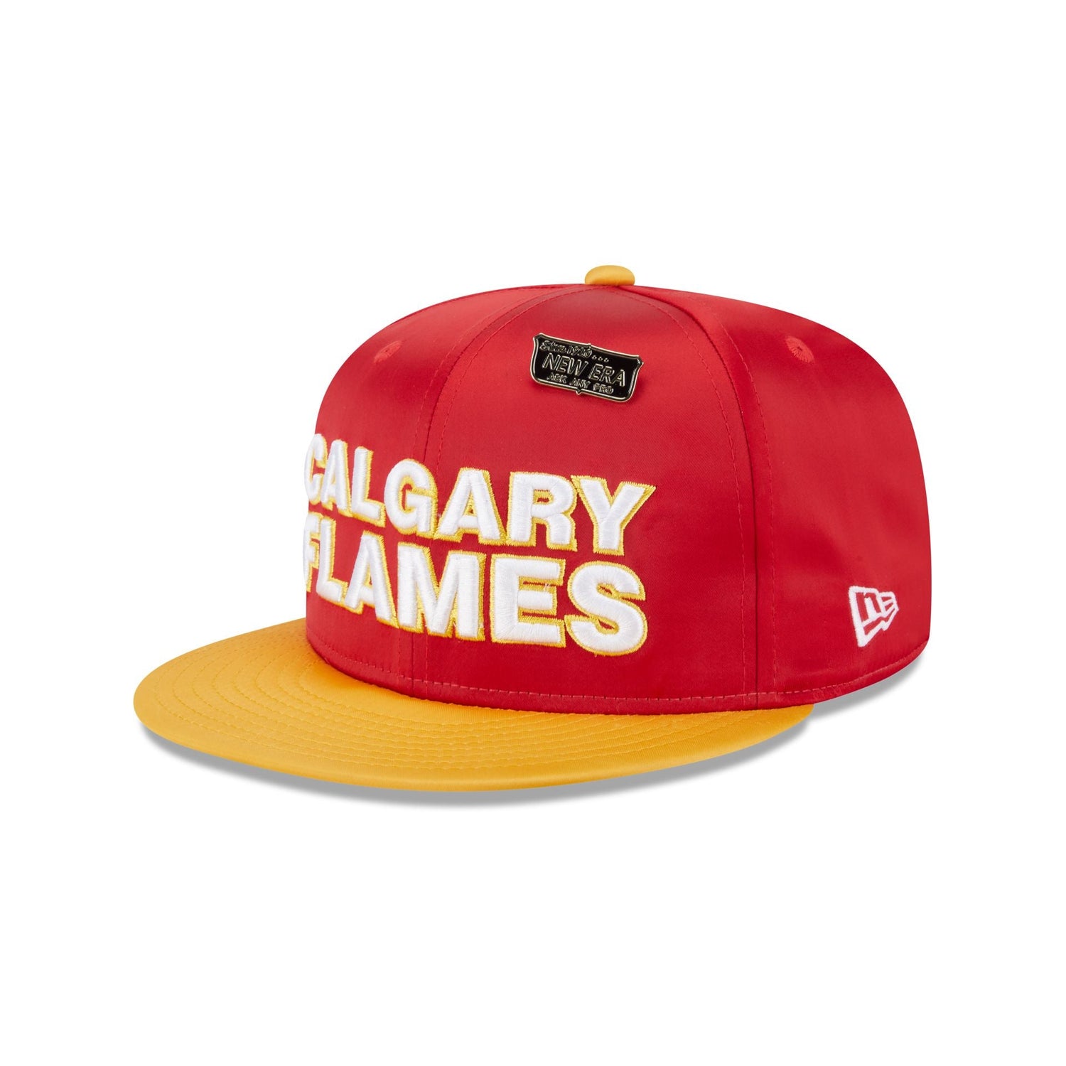 Calgary Flames Spring Satin 59FIFTY Fitted Hat