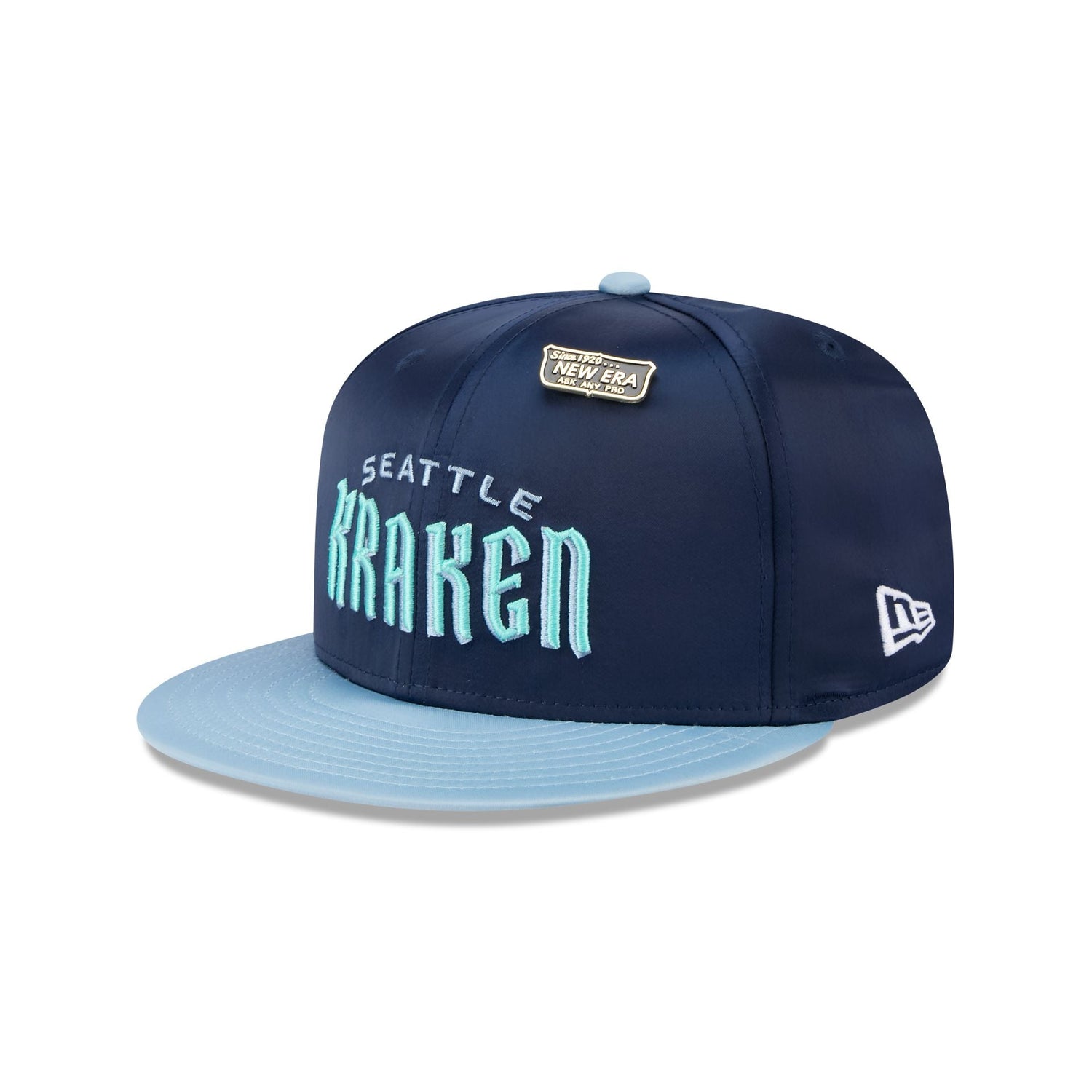 Seattle Kraken Spring Satin 59FIFTY Fitted Hat
