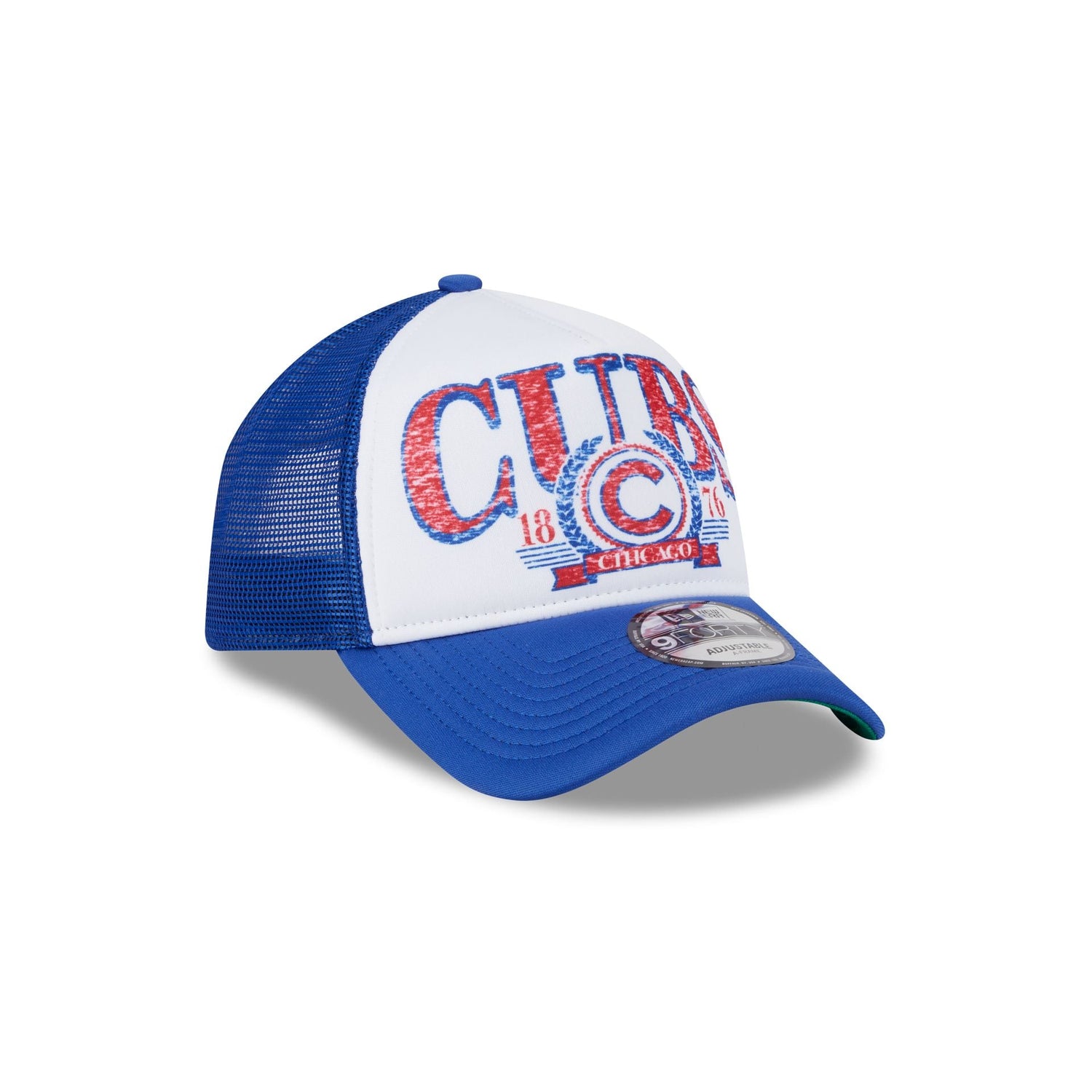 Chicago Cubs Distressed 9FORTY A-Frame Trucker Hat