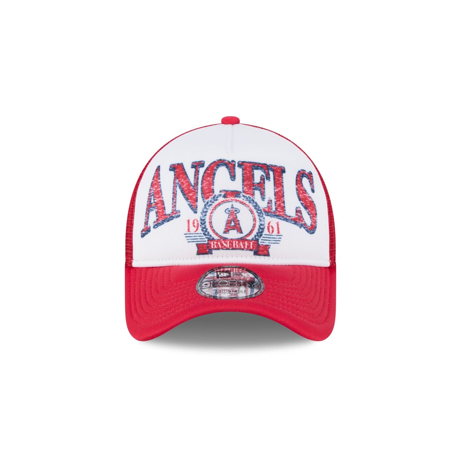 Los Angeles Angels Distressed 9FORTY A-Frame Trucker Hat