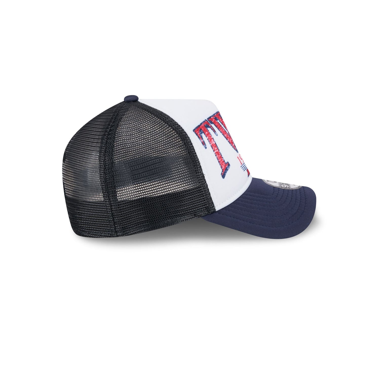 Minnesota Twins Distressed 9FORTY A-Frame Trucker Hat