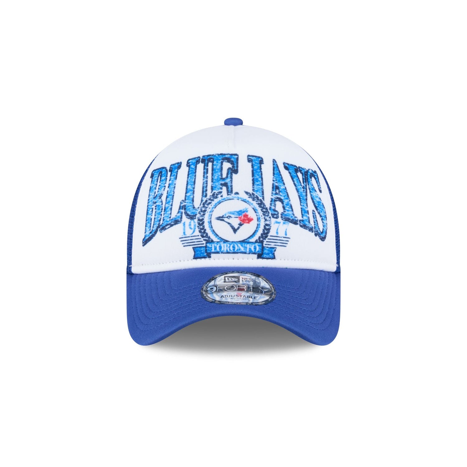 Toronto Blue Jays Distressed 9FORTY A-Frame Trucker Hat