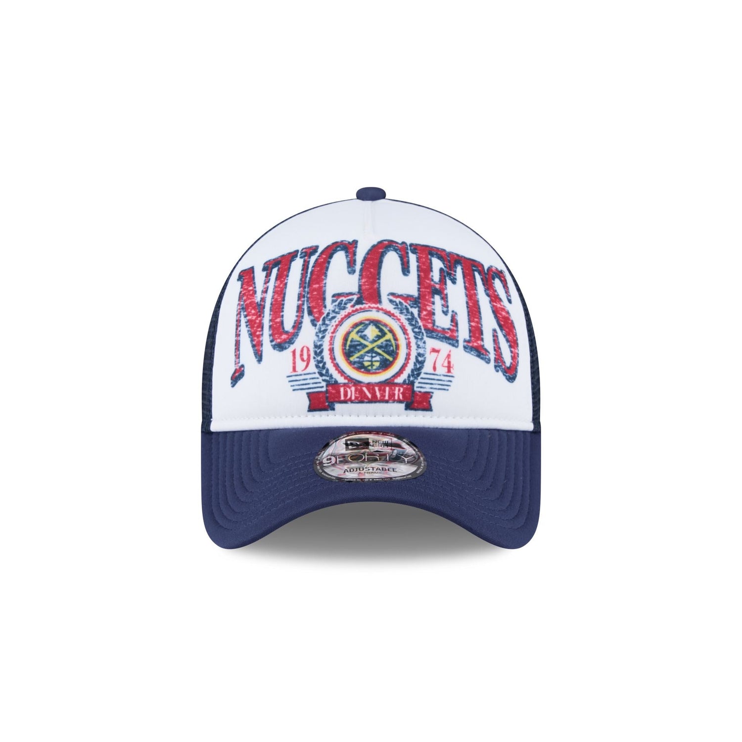Denver Nuggets Distressed 9FORTY A-Frame Trucker Hat