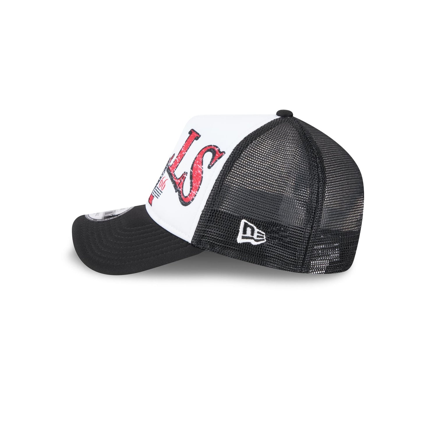 Chicago Bulls Distressed 9FORTY A-Frame Trucker Hat