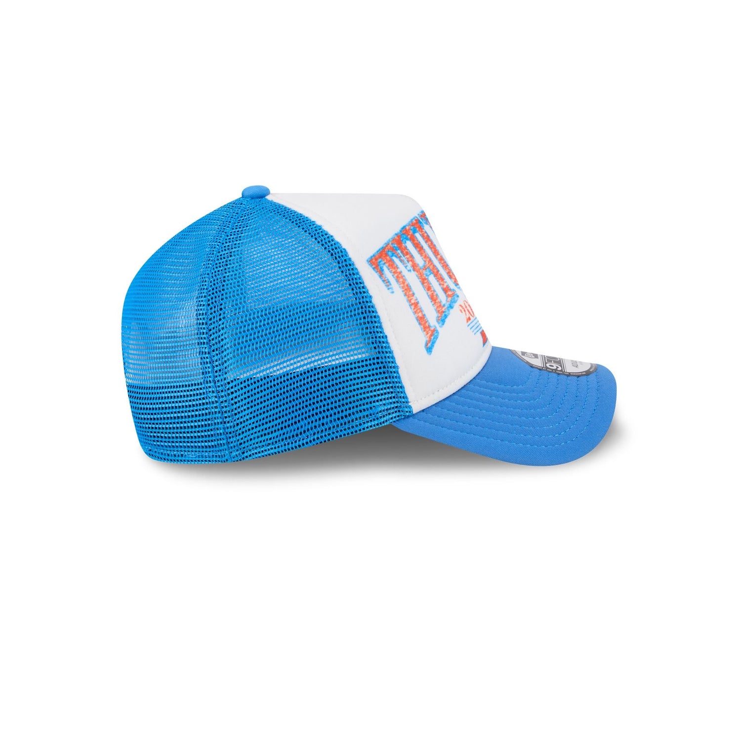 Oklahoma City Thunder Distressed 9FORTY A-Frame Trucker Hat
