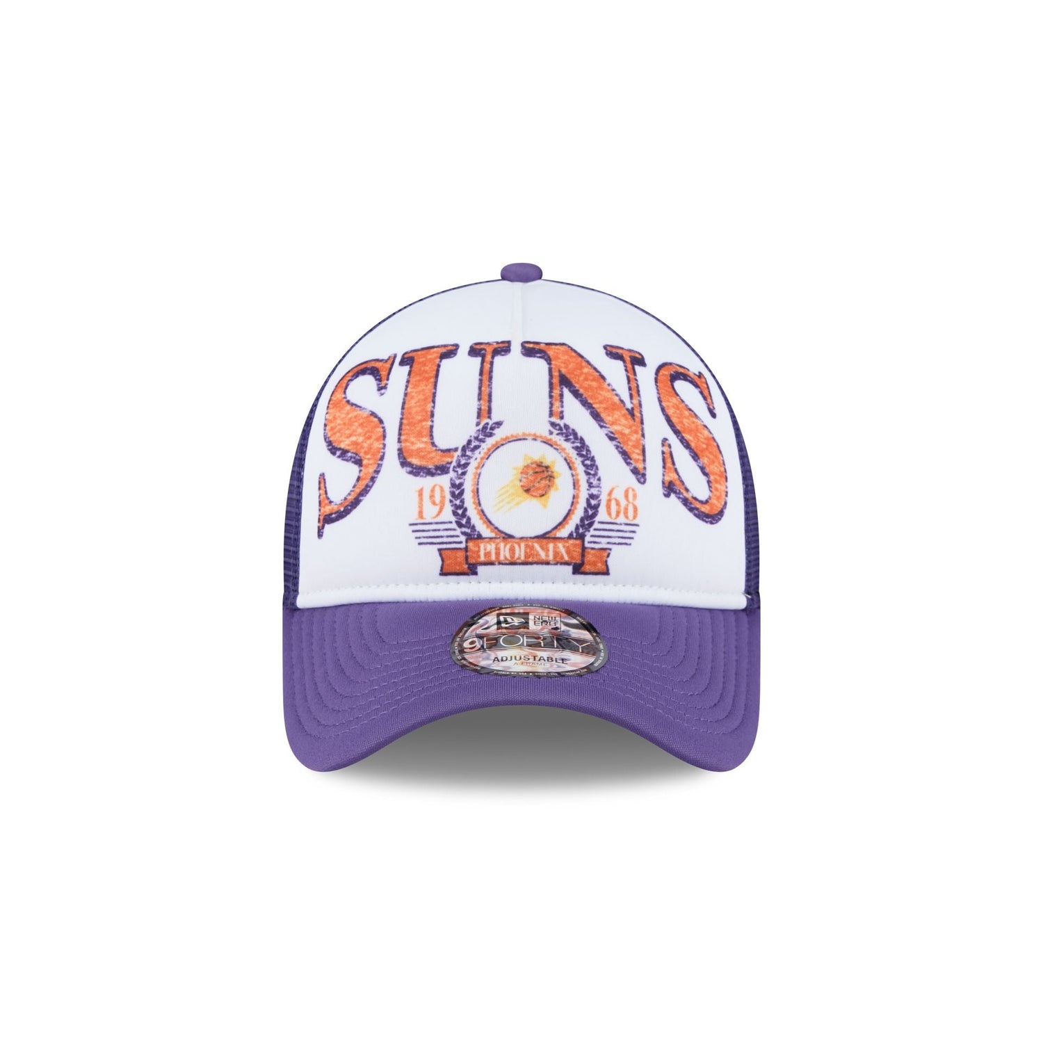 Phoenix Suns Distressed 9FORTY A-Frame Trucker Hat