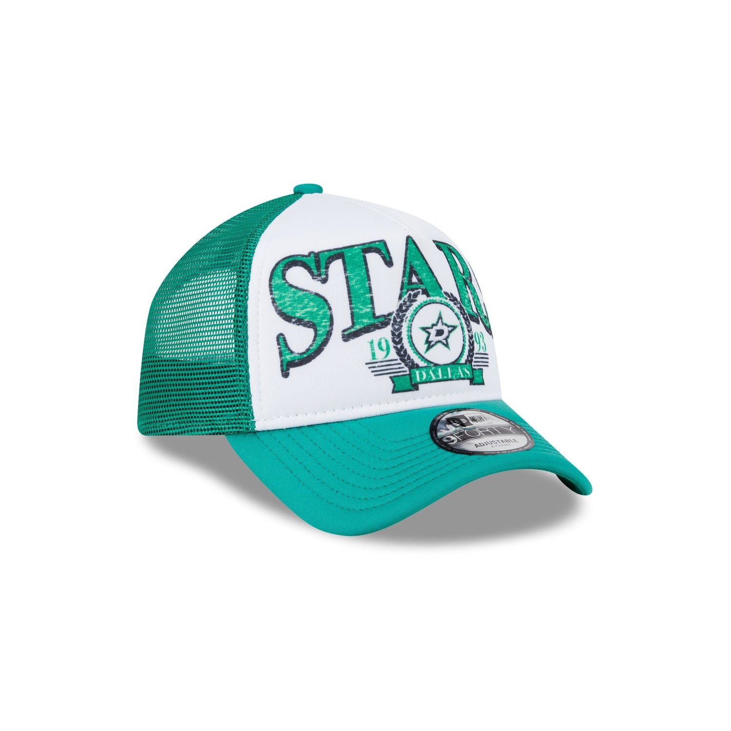 Dallas Stars Distressed 9FORTY A-Frame Trucker Hat