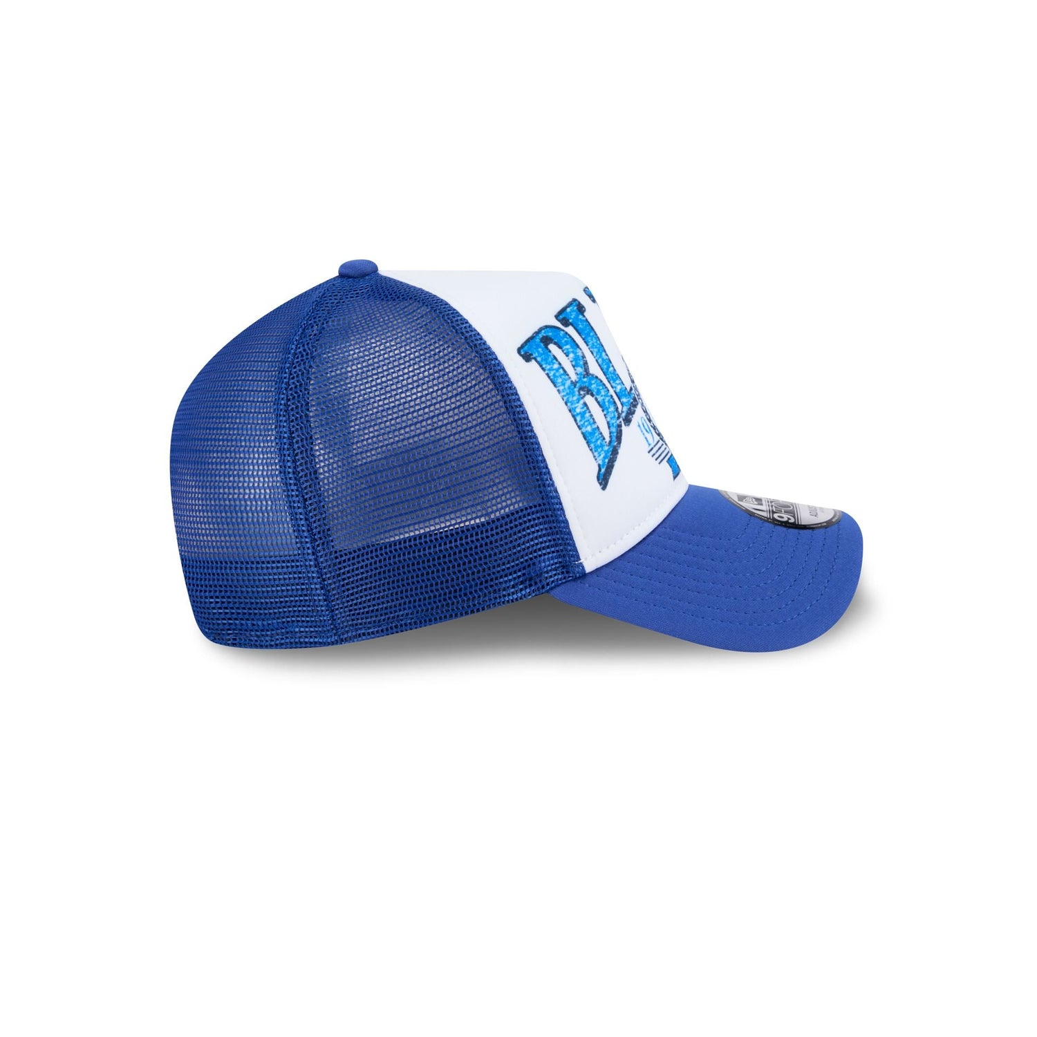 St. Louis Blues Distressed 9FORTY A-Frame Trucker Hat
