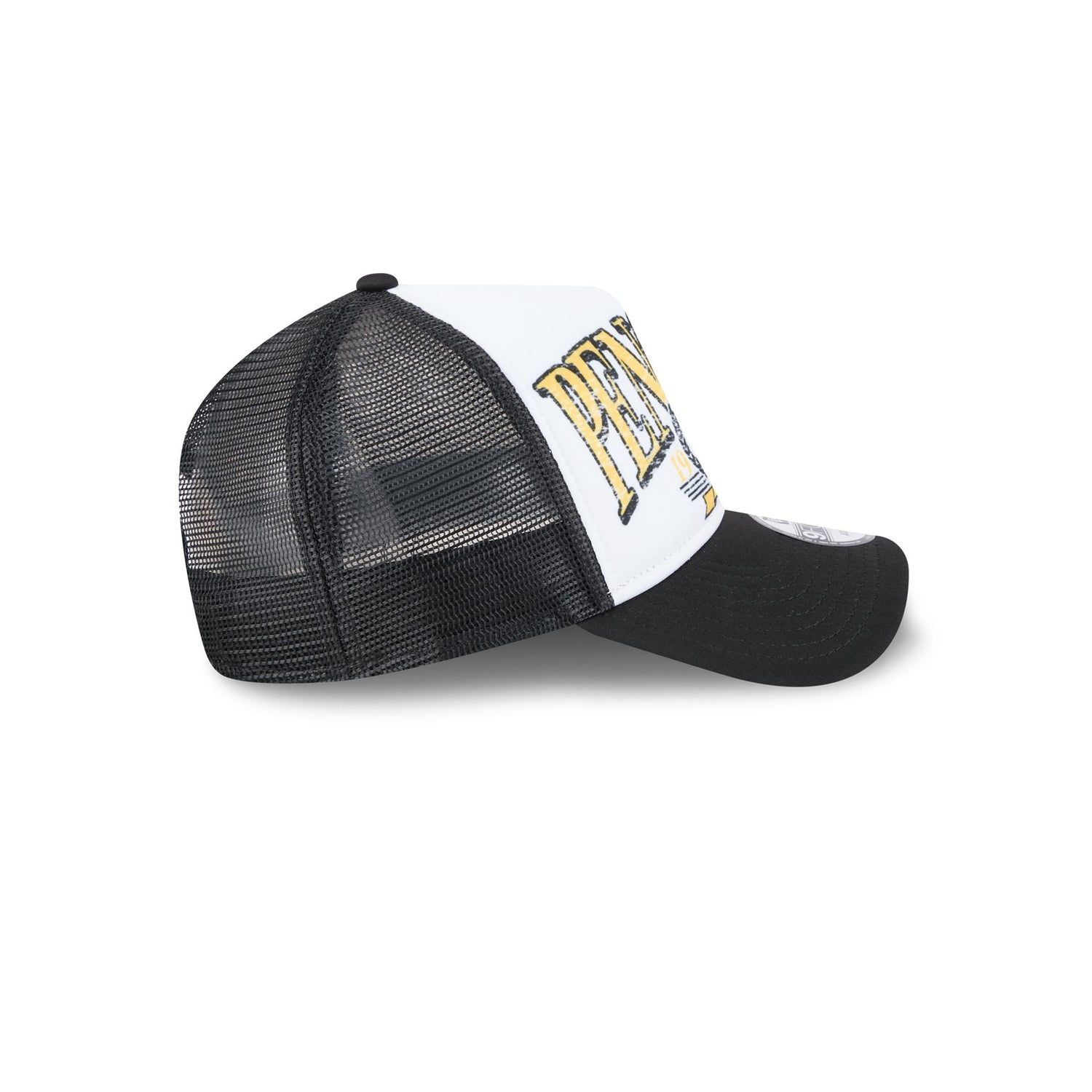 Pittsburgh Penguins Distressed 9FORTY A-Frame Trucker Hat