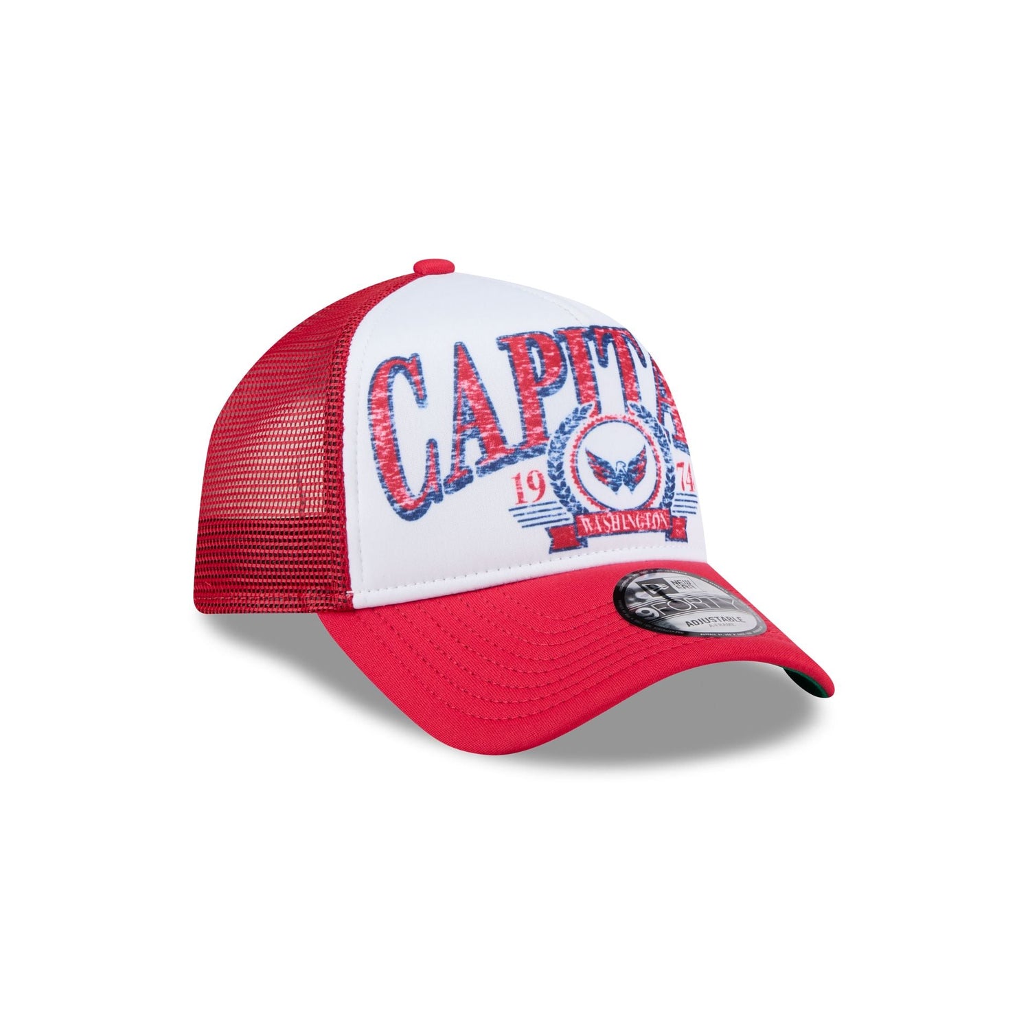 Washington Capitals Distressed 9FORTY A-Frame Trucker Hat