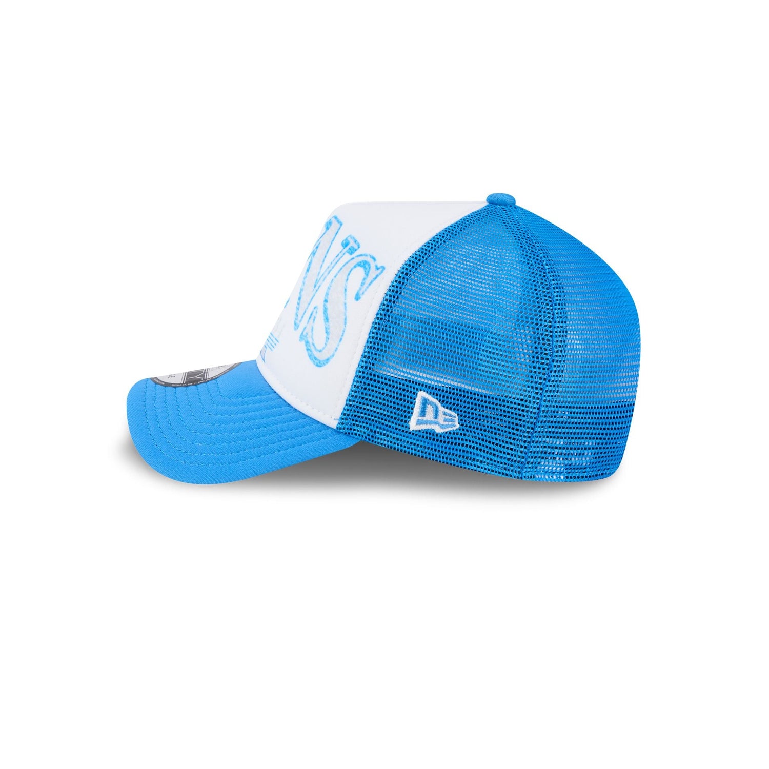 Detroit Lions Distressed 9FORTY A-Frame Trucker Hat