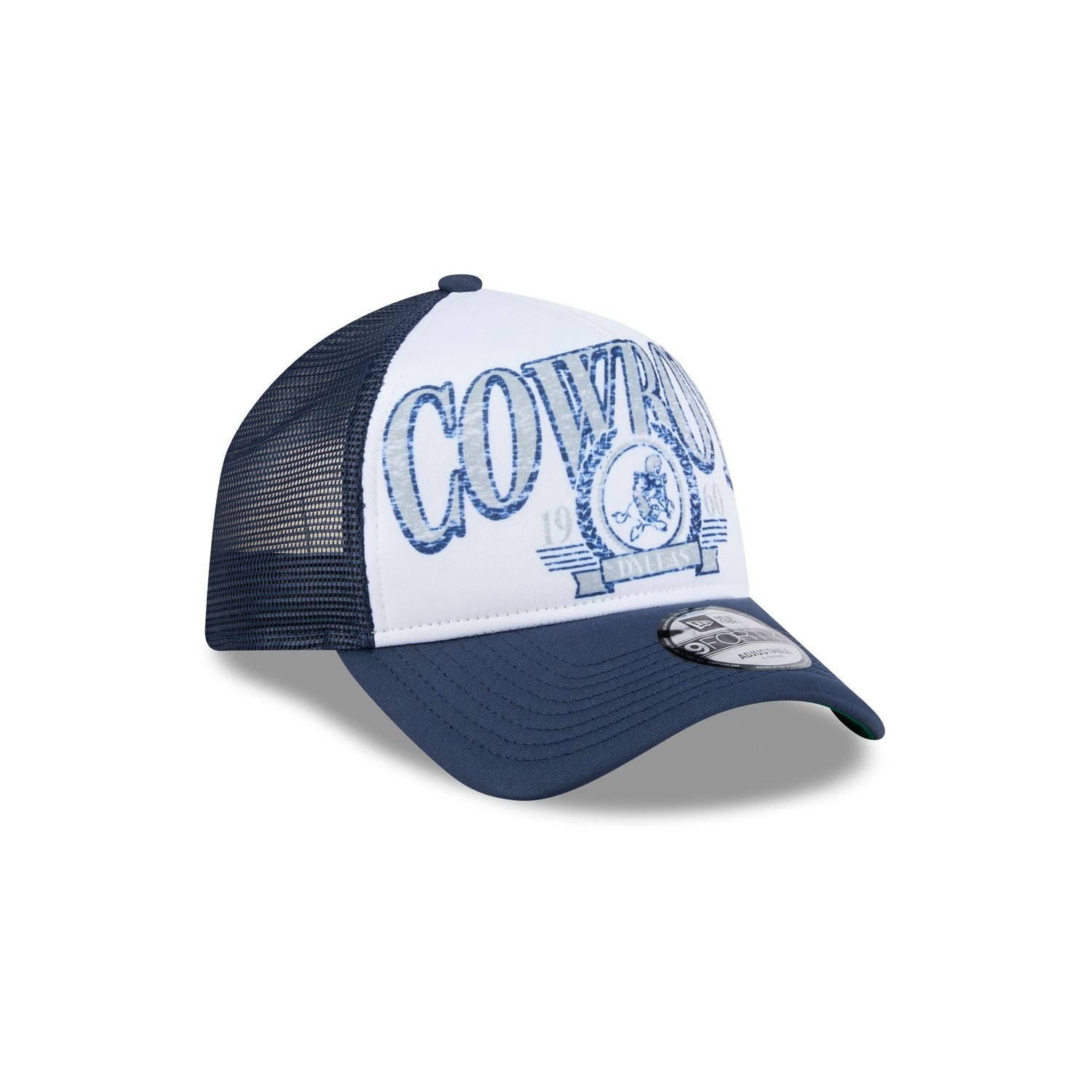 Dallas Cowboys Distressed 9FORTY A-Frame Trucker Hat