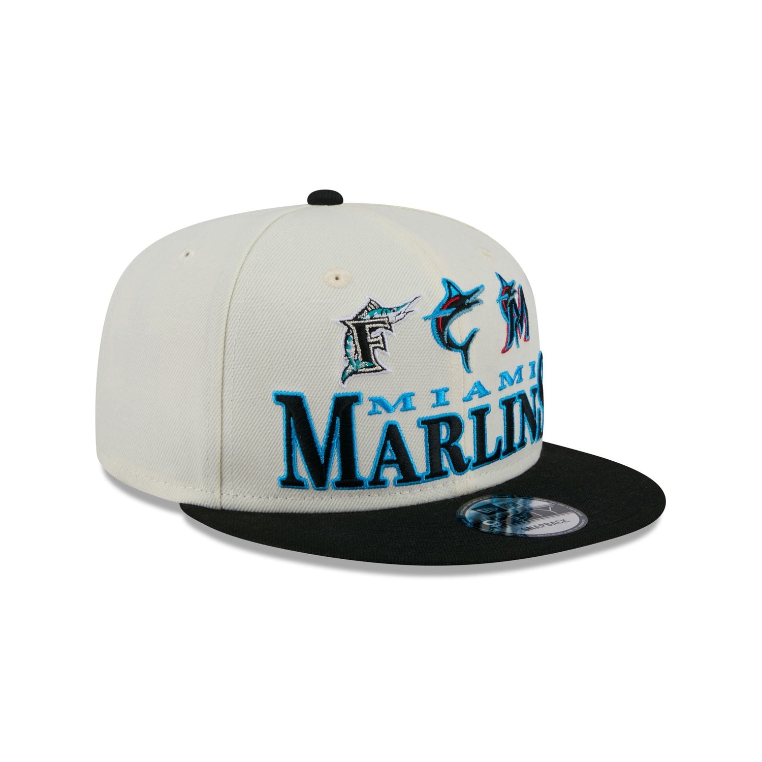 Miami Marlins Archive 9FIFTY Snapback Hat