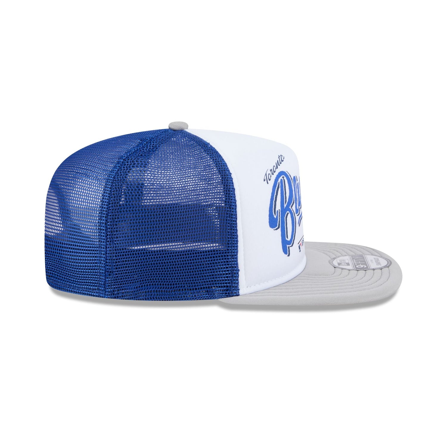 Toronto Blue Jays Retro Script 9FIFTY A-Frame Trucker Hat