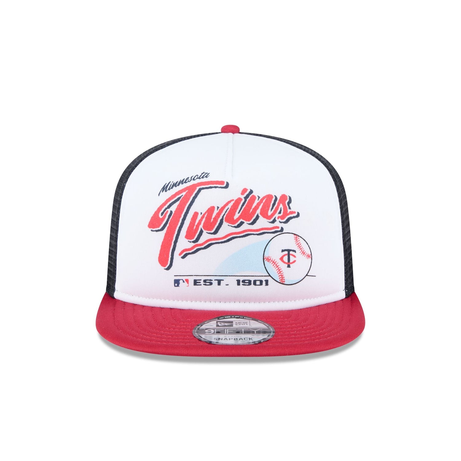 Minnesota Twins Retro Script 9FIFTY A-Frame Trucker Hat