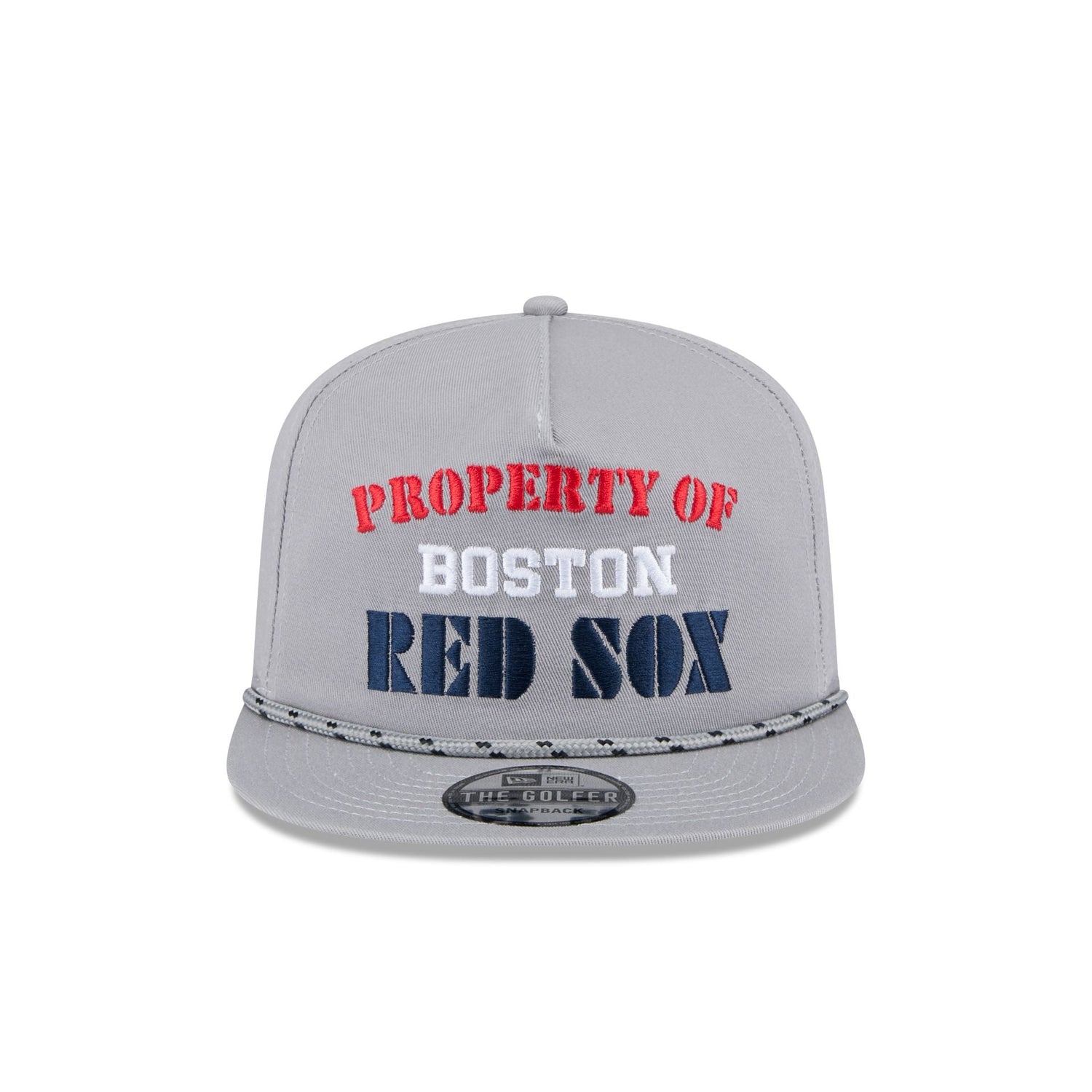 Boston Red Sox Vintage Gray Rope Golfer Hat