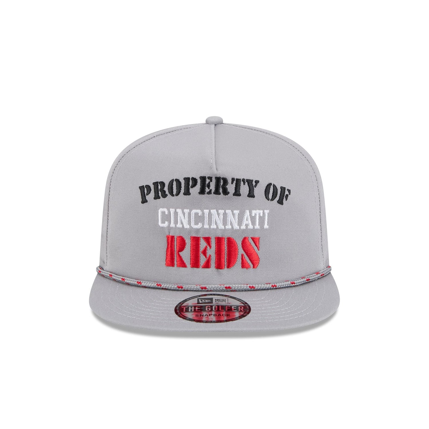 Cincinnati Reds Vintage Gray Rope Golfer Hat