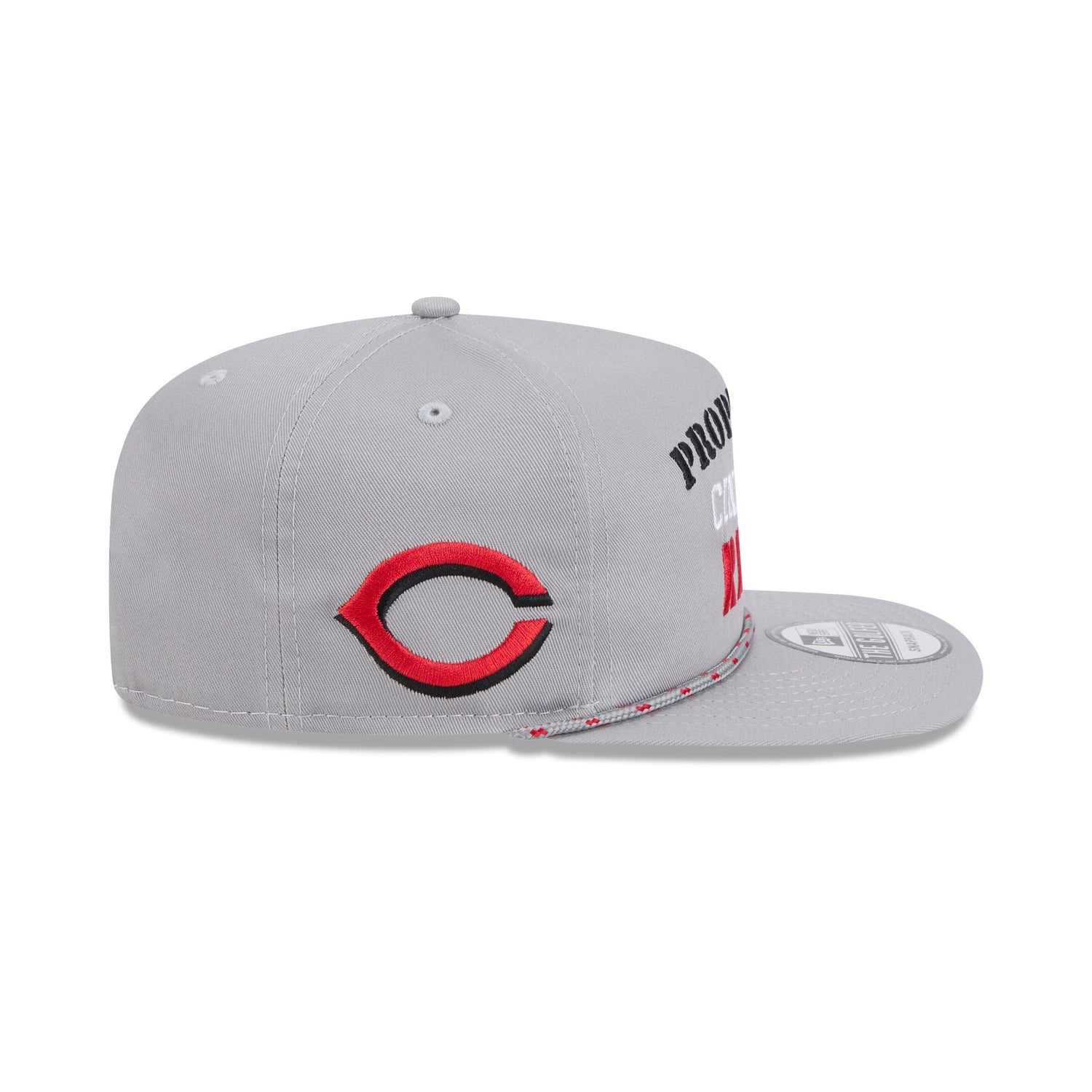 Cincinnati Reds Vintage Gray Rope Golfer Hat