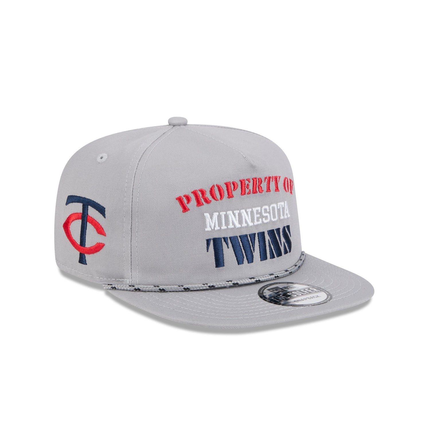 Minnesota Twins Vintage Gray Rope Golfer Hat