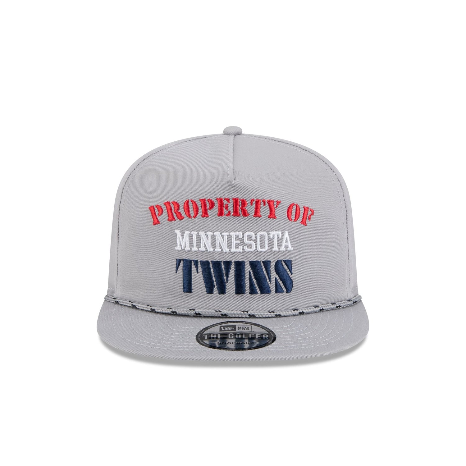 Minnesota Twins Vintage Gray Rope Golfer Hat