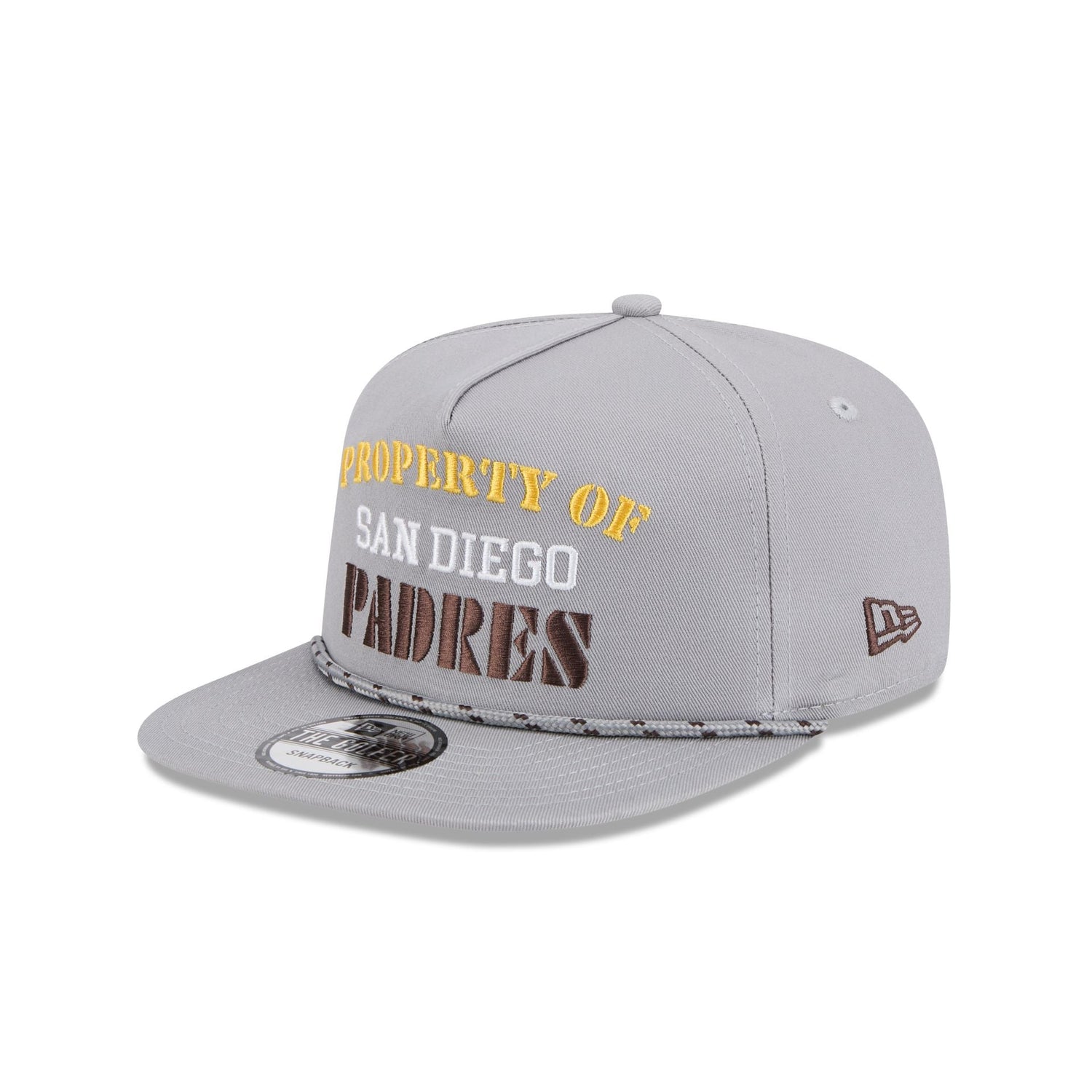 San Diego Padres Vintage Gray Rope Golfer Hat
