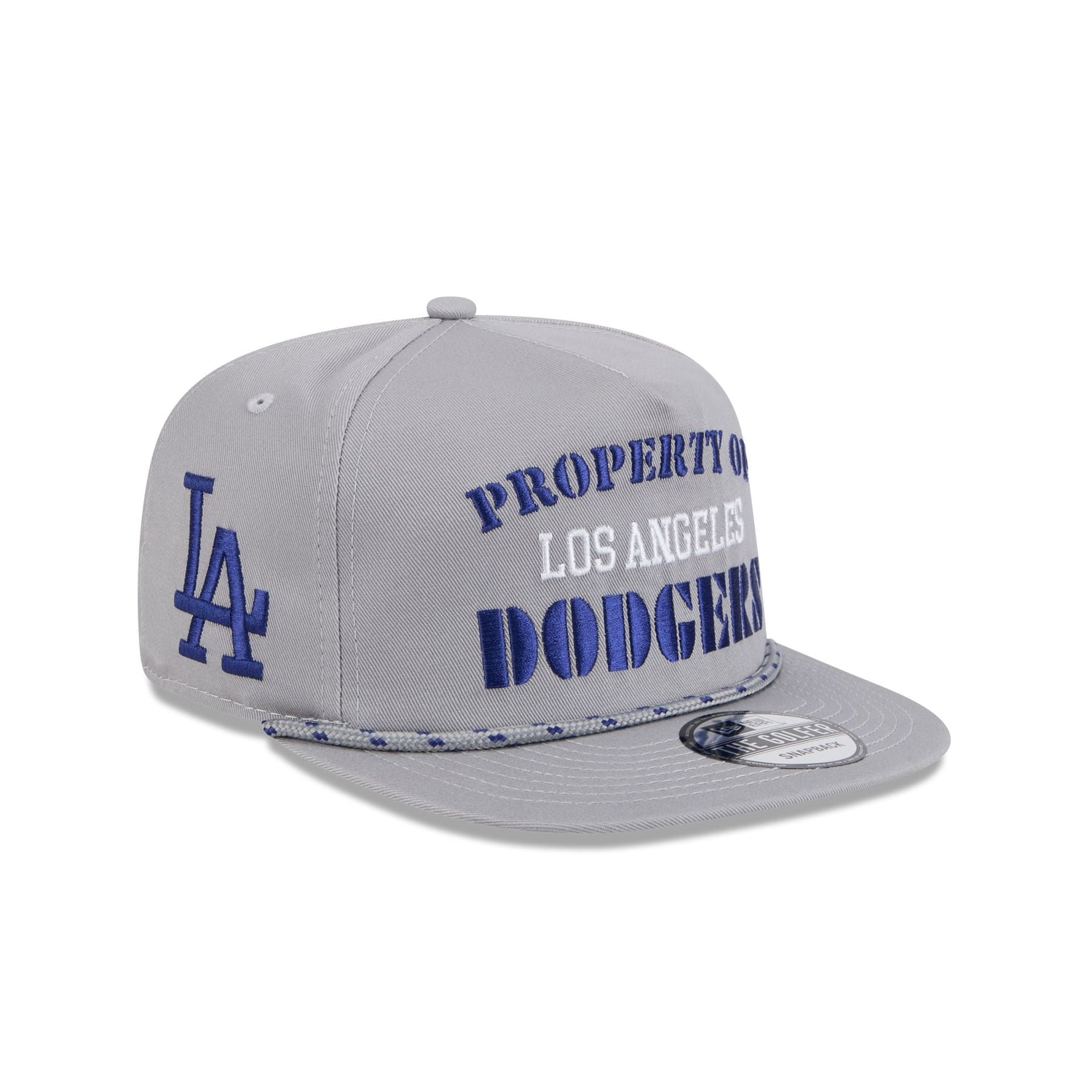 Los Angeles Dodgers Vintage Gray Rope Golfer Hat