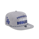 Los Angeles Dodgers Vintage Gray Rope Golfer Hat