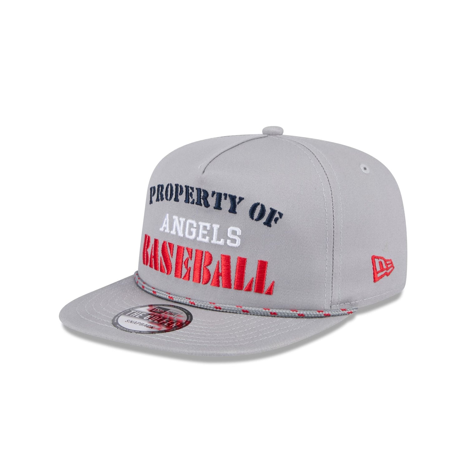 Los Angeles Angels Vintage Gray Rope Golfer Hat