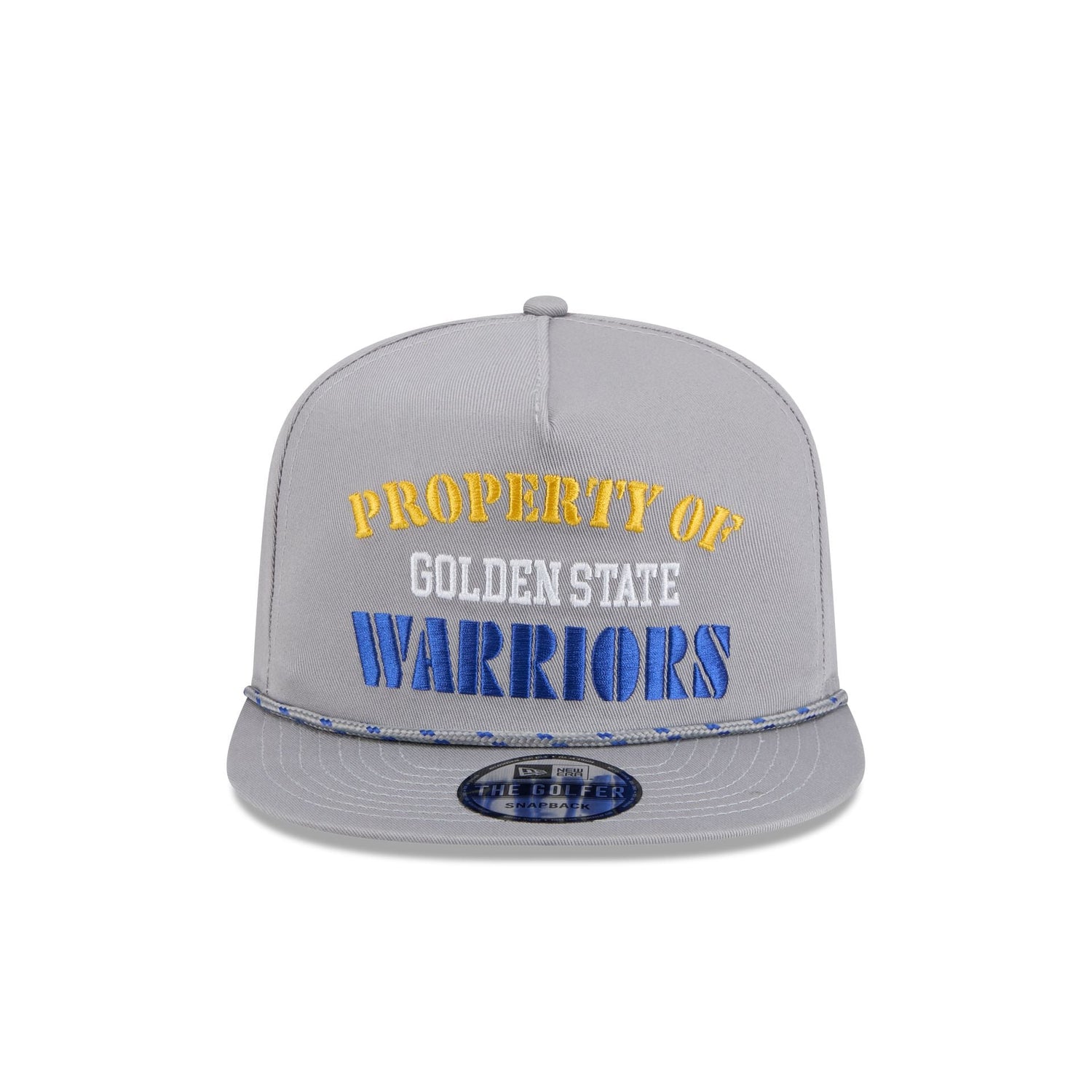 Golden State Warriors Vintage Gray Rope Golfer Hat
