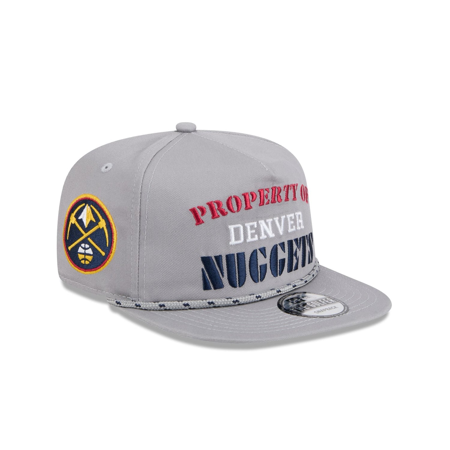 Denver Nuggets Vintage Gray Rope Golfer Hat