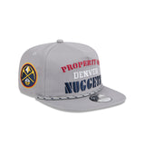 Denver Nuggets Vintage Gray Rope Golfer Hat