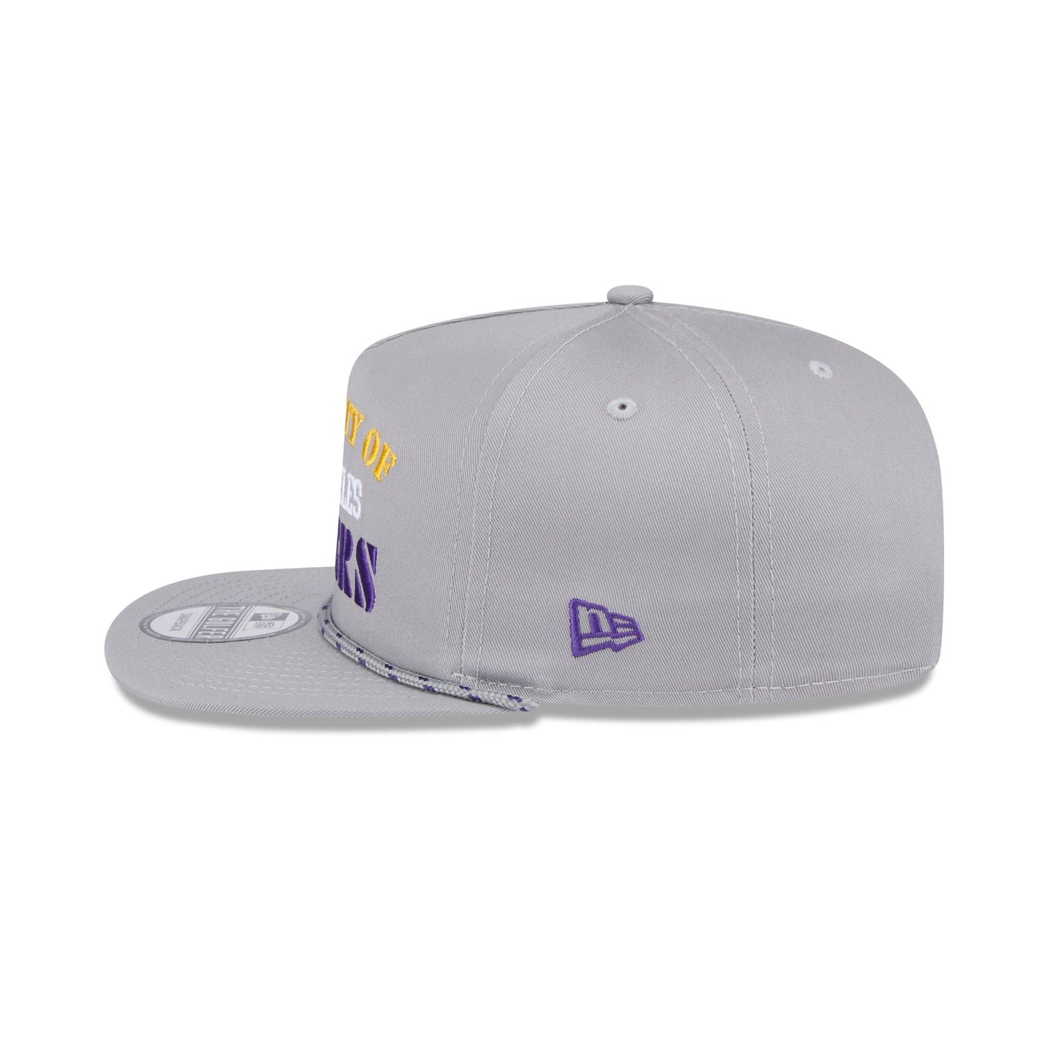 Los Angeles Lakers Vintage Gray Rope Golfer Hat