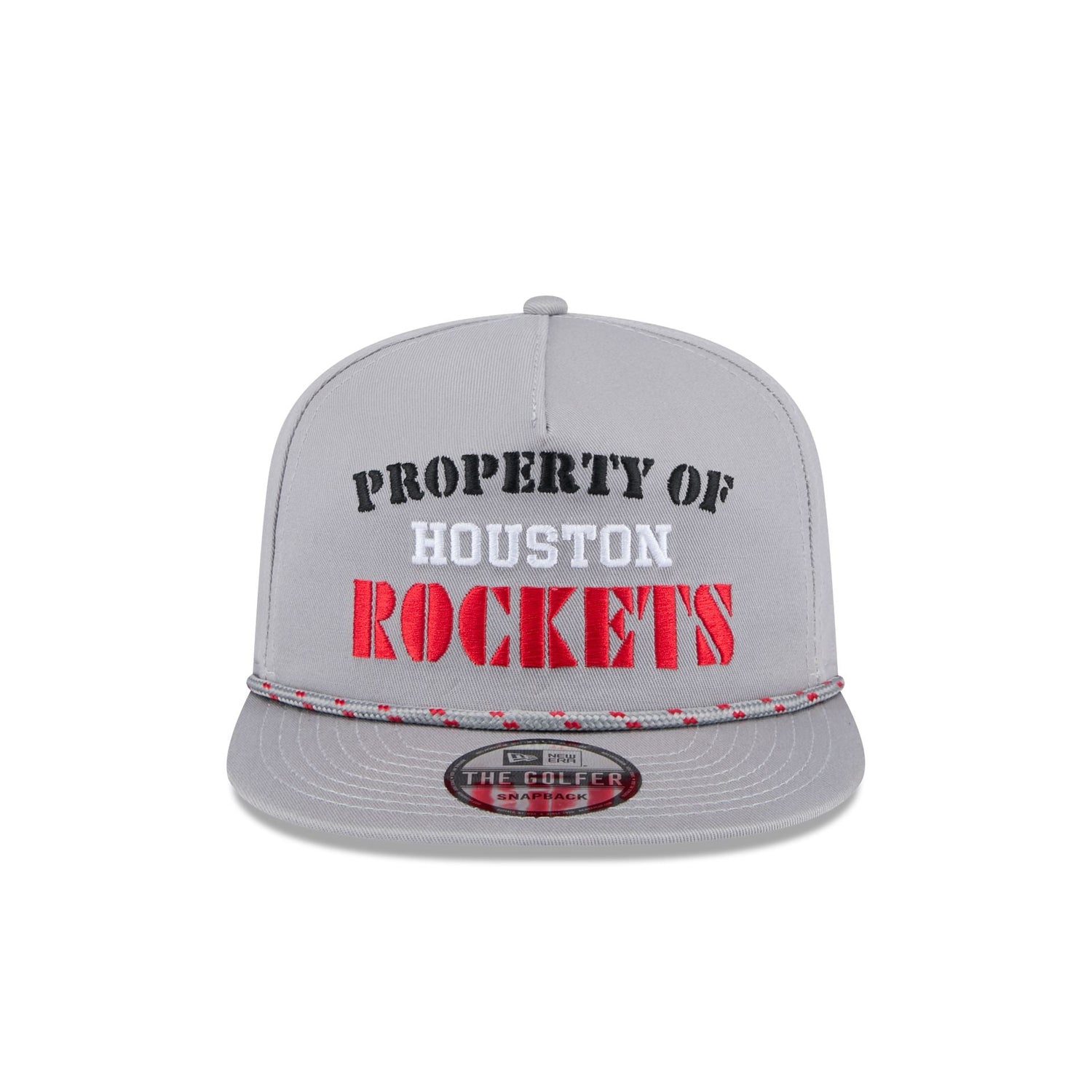 Houston Rockets Vintage Gray Rope Golfer Hat
